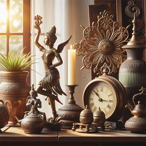 تمیز کردن اکسسوری و ظروف برنز