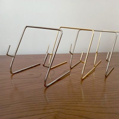 پایه آینه رومیزی طلایی و نقره ای