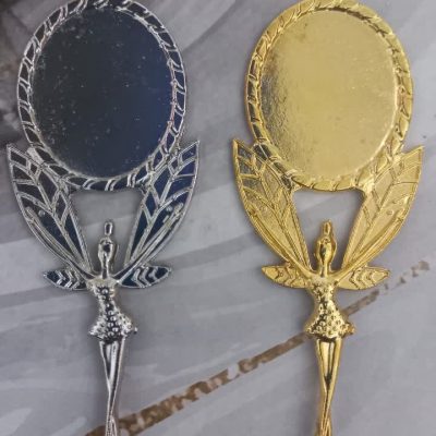 قاب آینه دستی فلزی بالرین