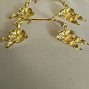 دسته سینی طرح گل