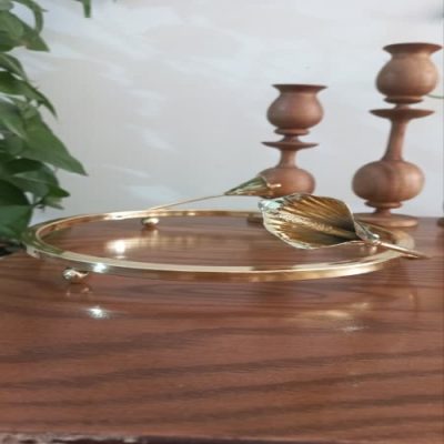 سینی دو گل طلایی